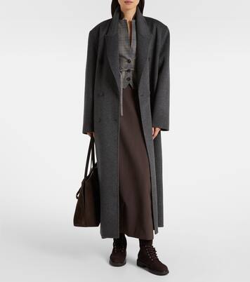 Shearling-lined suede combat boots | Gianvito Rossi