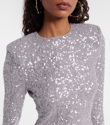 Bow-detail sequined minidress | Rotate