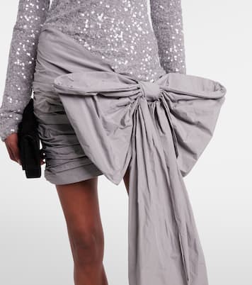 Bow-detail sequined minidress | Rotate