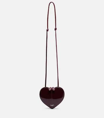 Le Cœur patent leather shoulder bag | Alaïa