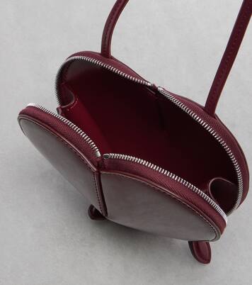 Le Cœur patent leather shoulder bag | Alaïa