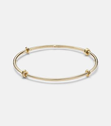 Armreif Kini aus 18kt Gelbgold mit Diamanten | Spinelli Kilcollin