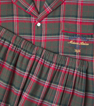 Dormeur checked cotton pajama set | Bonpoint