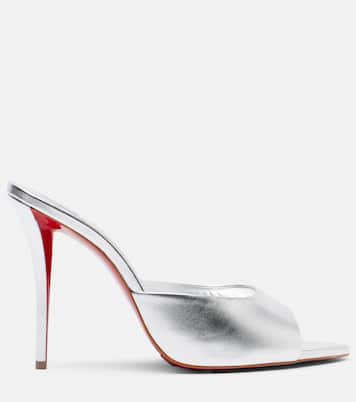 Miss Z 100 metallic leather mules | Christian Louboutin