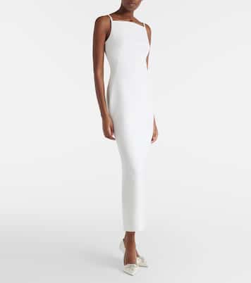 Auria 70 embellished satin pumps | Jimmy Choo