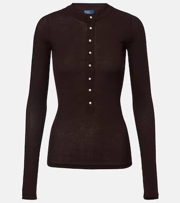 Cotton jersey Henley shirt | Polo Ralph Lauren