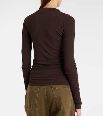 Cotton jersey Henley shirt | Polo Ralph Lauren