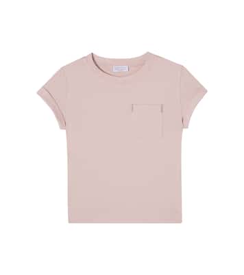 Monili cotton jersey T-shirt | Brunello Cucinelli Kids
