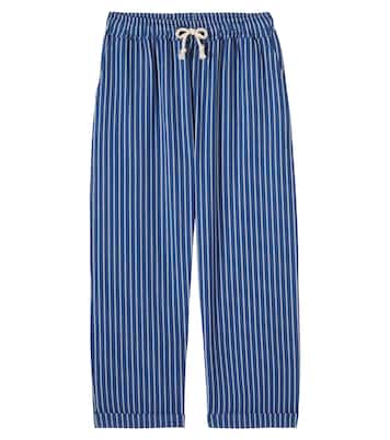 Aero striped cotton pants | Cozmo