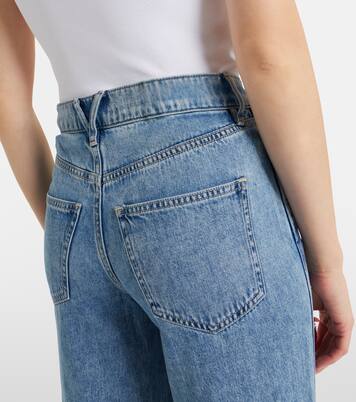 Kasey embellished wide-leg jeans | Veronica Beard