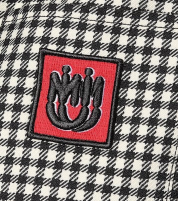 Houndstooth wool jacket | Miu Miu