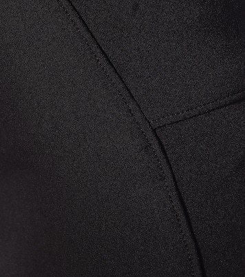 Pantalon skinny Zip Back Scuba en crêpe | Veronica Beard
