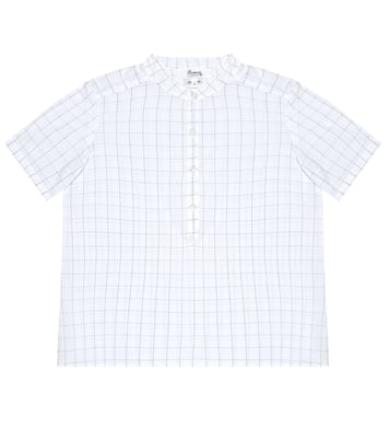 Cesar checked seersucker shirt | Bonpoint