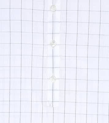 Cesar checked seersucker shirt | Bonpoint