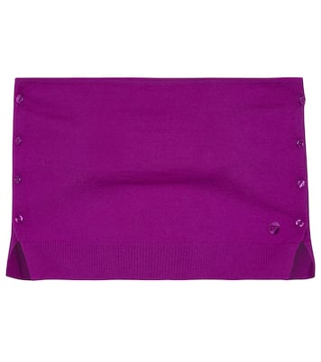 Top de lana de punto bandeau | Coperni