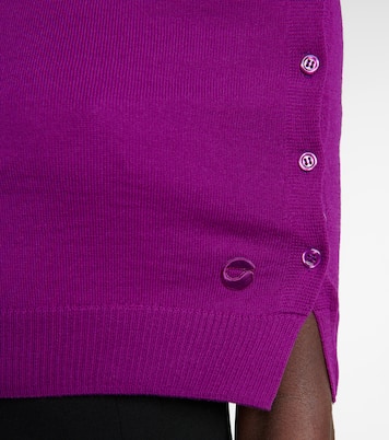 Top de lana de punto bandeau | Coperni