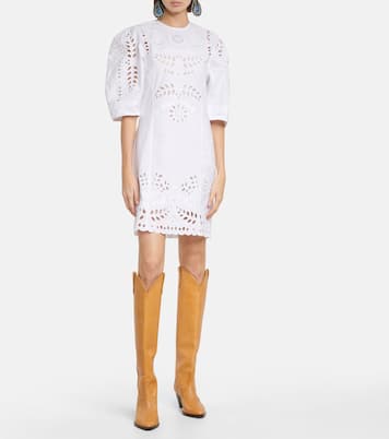 Dallin embroidered cotton minidress | Isabel Marant