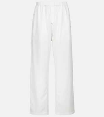 Release 07 high-rise straight silk pants | Wardrobe.NYC