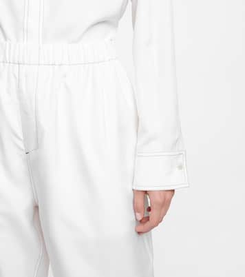Release 07 high-rise straight silk pants | Wardrobe.NYC