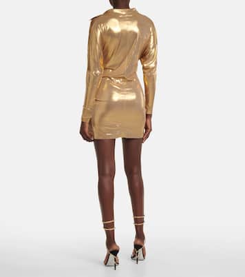Minikleid aus Lamé | Norma Kamali