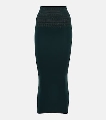 Gonna midi in tessuto tecnico | Alaïa