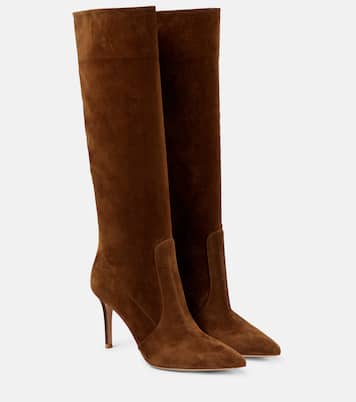 Hansen 85 suede knee-high boots | Gianvito Rossi