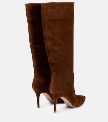 Hansen 85 suede knee-high boots | Gianvito Rossi