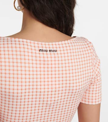 Cropped-Top | Miu Miu