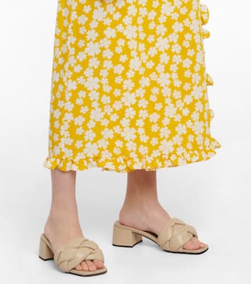 Mules en cuir | Miu Miu