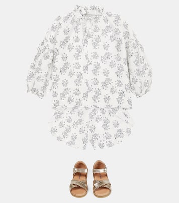 Bedruckte Bluse Olivia aus Leinen | The New Society