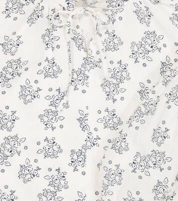 Bedruckte Bluse Olivia aus Leinen | The New Society