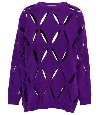 Pullover in lana vergine con cut-out | Valentino