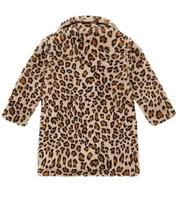 Abrigo de pelo sintético estampado | Monnalisa
