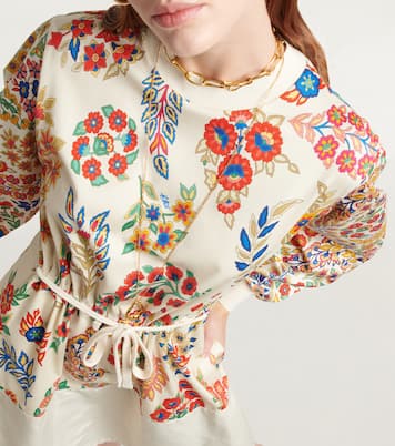 Paisley cotton jersey minidress | Etro