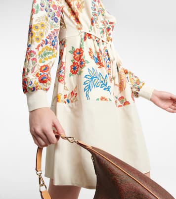 Paisley cotton jersey minidress | Etro