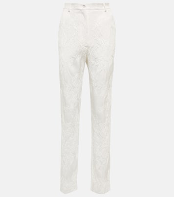 Bedruckte High-Rise-Hose | Dolce&Gabbana