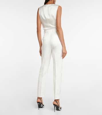 Bedruckte High-Rise-Hose | Dolce&Gabbana