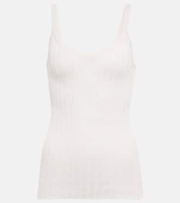 Tank top Taro de seda acanalado | Petar Petrov