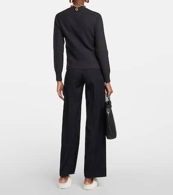 Jersey de lana con cuello redondo | Jil Sander