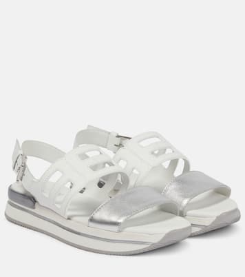 Sandales H222 à plateforme en cuir | Hogan