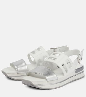 Sandales H222 à plateforme en cuir | Hogan