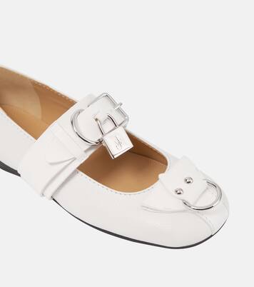 Ballerinas Lock aus Leder | JW Anderson