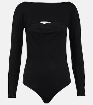 Cutout wool bodysuit | Wolford
