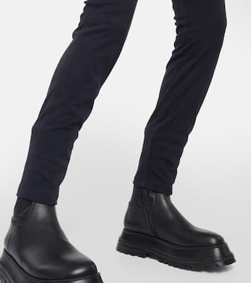 Leisure Ebe faux suede slim pants | Max Mara