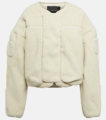 Cropped teddy jacket | Entire Studios