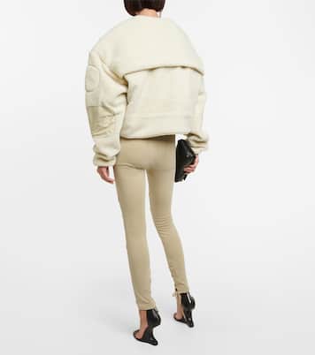 Cropped teddy jacket | Entire Studios