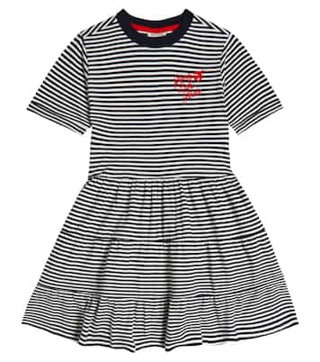 Vestido en jersey de algodón a rayas | Scotch & Soda Kids