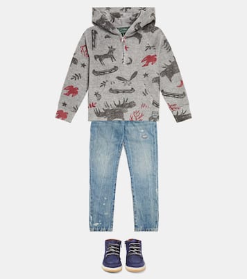 Sudadera con capucha de algodón | Polo Ralph Lauren Kids