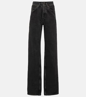 Jeans a gamba larga e vita alta | Saint Laurent