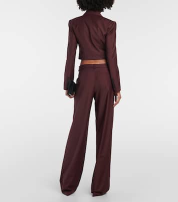 Cropped-Blazer Sylva aus Wolle | Aya Muse
